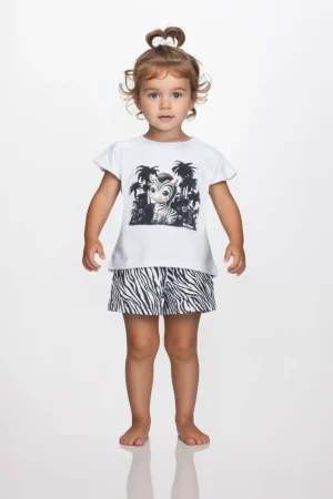 SET ΖΕΒRA ALLOVER